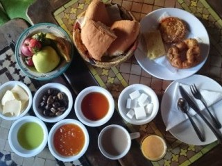 モロッコの美味しい朝食