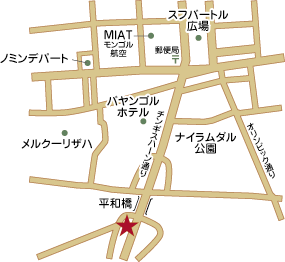 ウランバートル支店MAP
