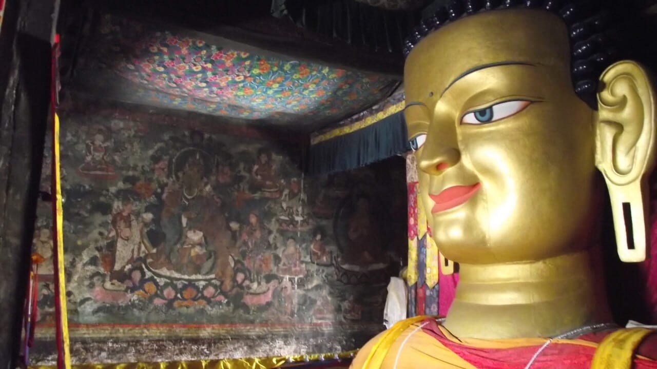 シェイゴンパの大仏（釈迦像）