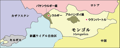 カザフ民族MAP カザフ民族MAP