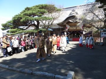 巳の刻に本祭が始まりました