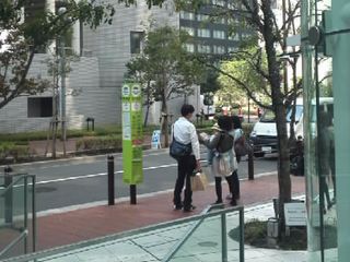 西梅田のうめぐるバス「バス停」