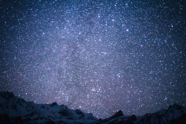 ネパール・ランタン谷で見た星空