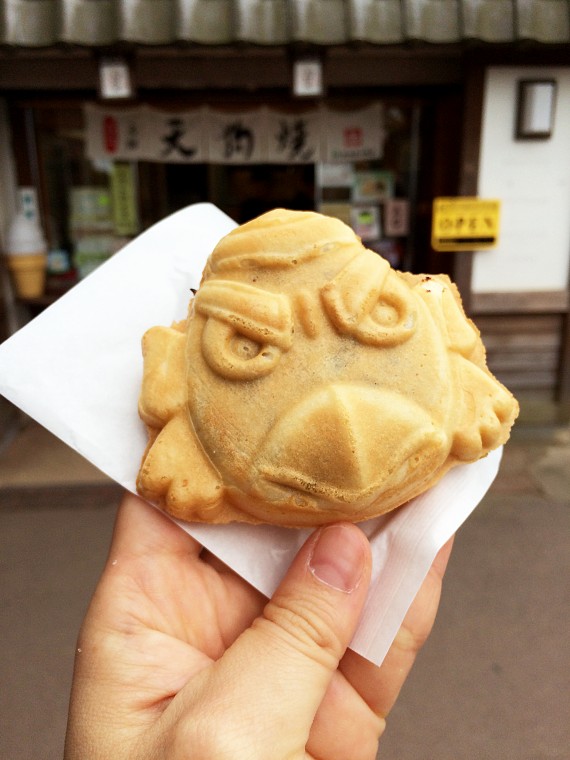 高尾山の天狗焼 高尾山の天狗焼