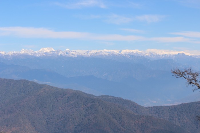 ドチュラ峠からのブータン・ヒマラヤ