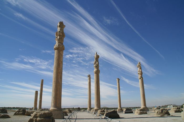 ペルセポリス謁見の間に残る柱