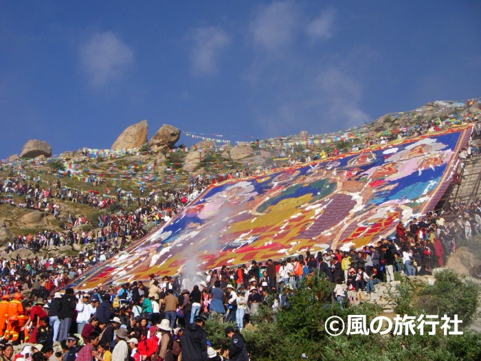 デプン寺の大仏画