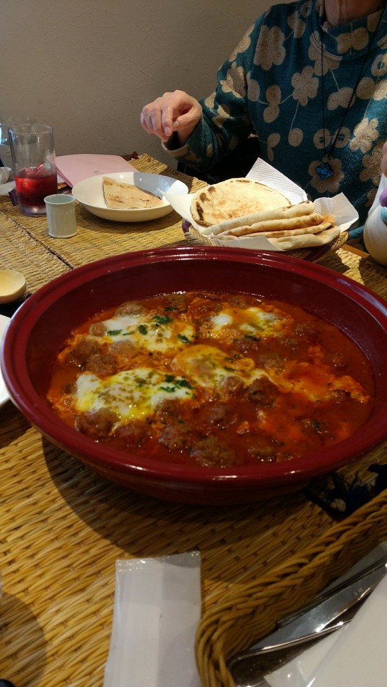 熱々のタジン!