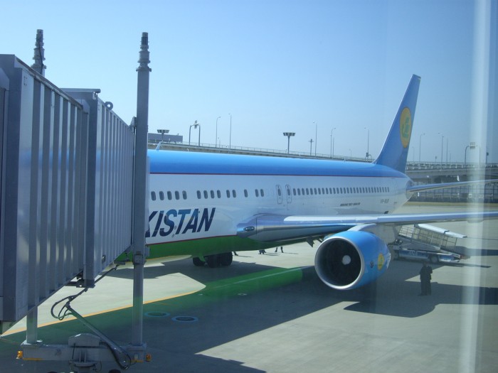ウズベキスタン航空が乗り入れていたころの関西空港