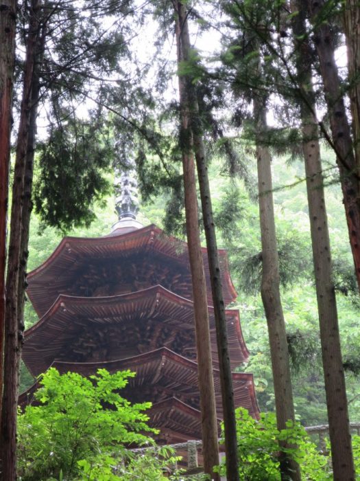 安楽寺　三重塔