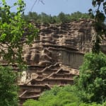 中国四大石窟にも数えられる天水の麦積山