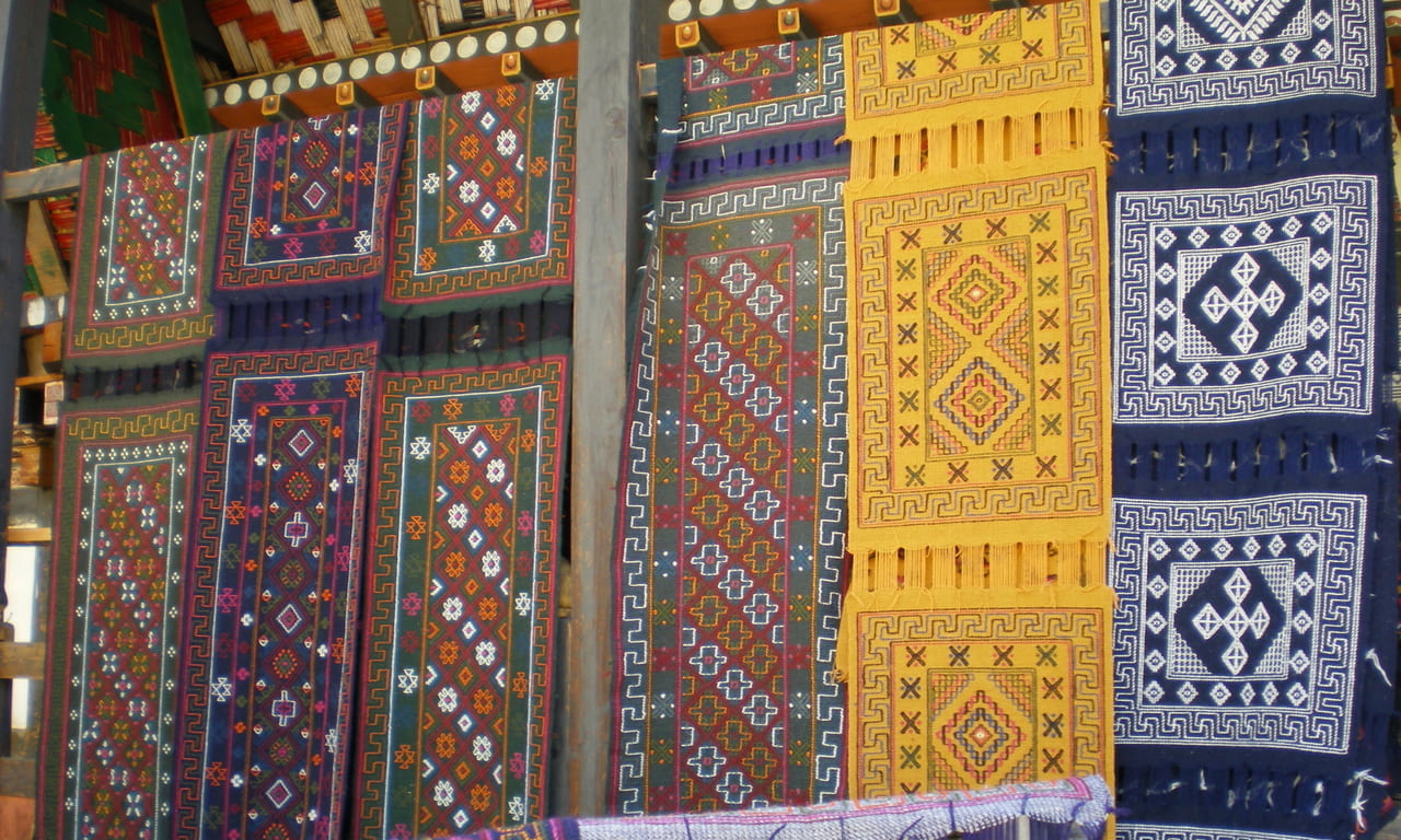 ブータンの織物