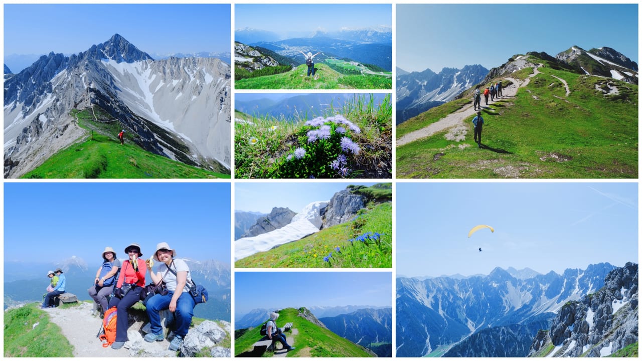 （険しい山々が多いチロルの中ではかなりお手軽に絶景が楽しめるゼーフェルト）