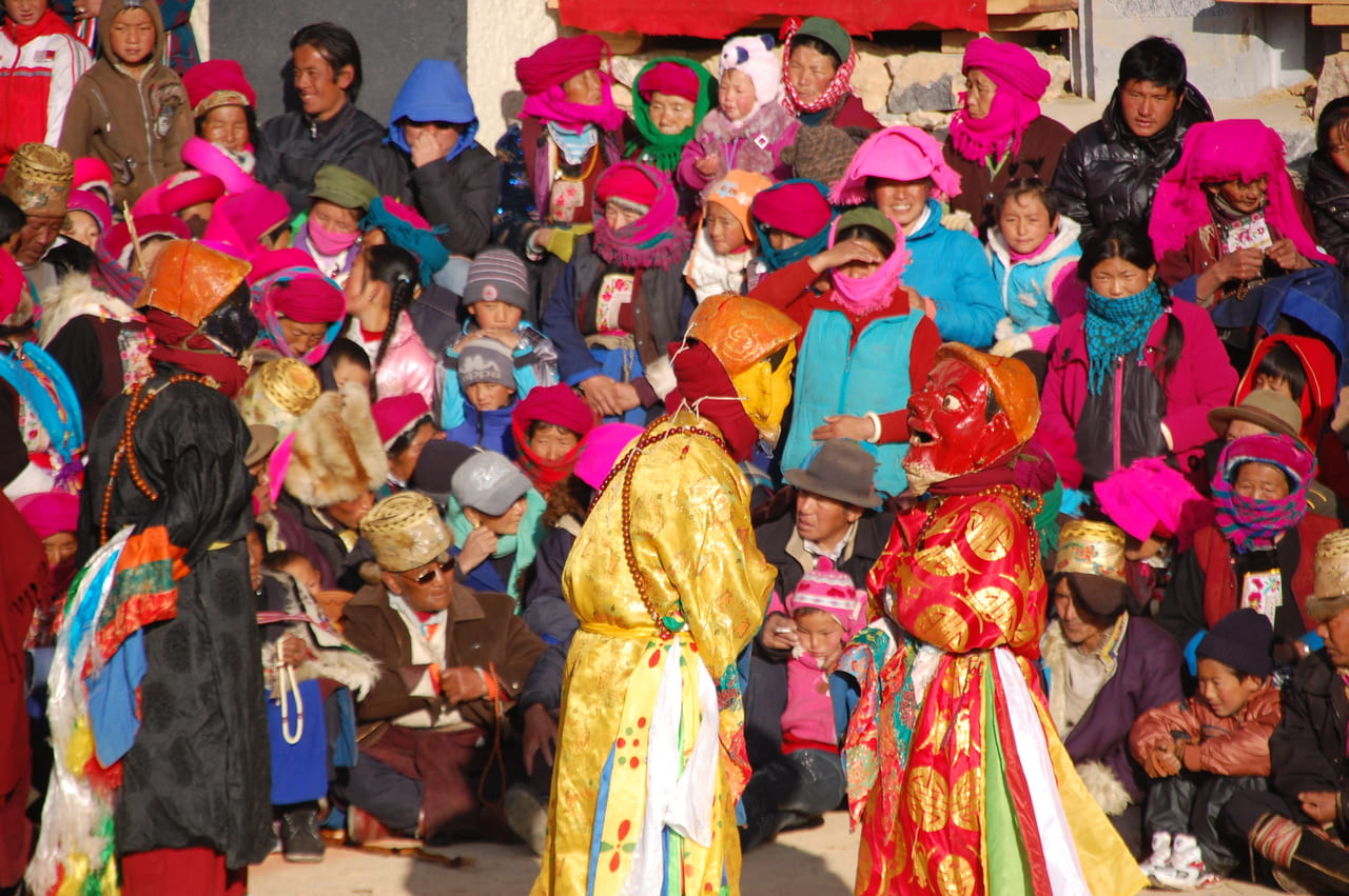 雲南　シャングリラのゴドン祭り