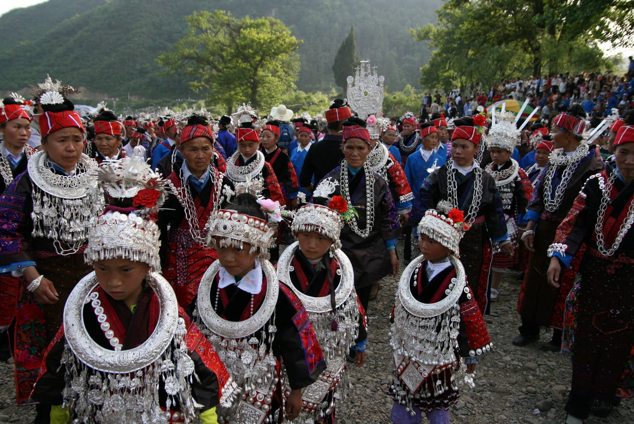 貴州　施洞の姉妹飯祭り