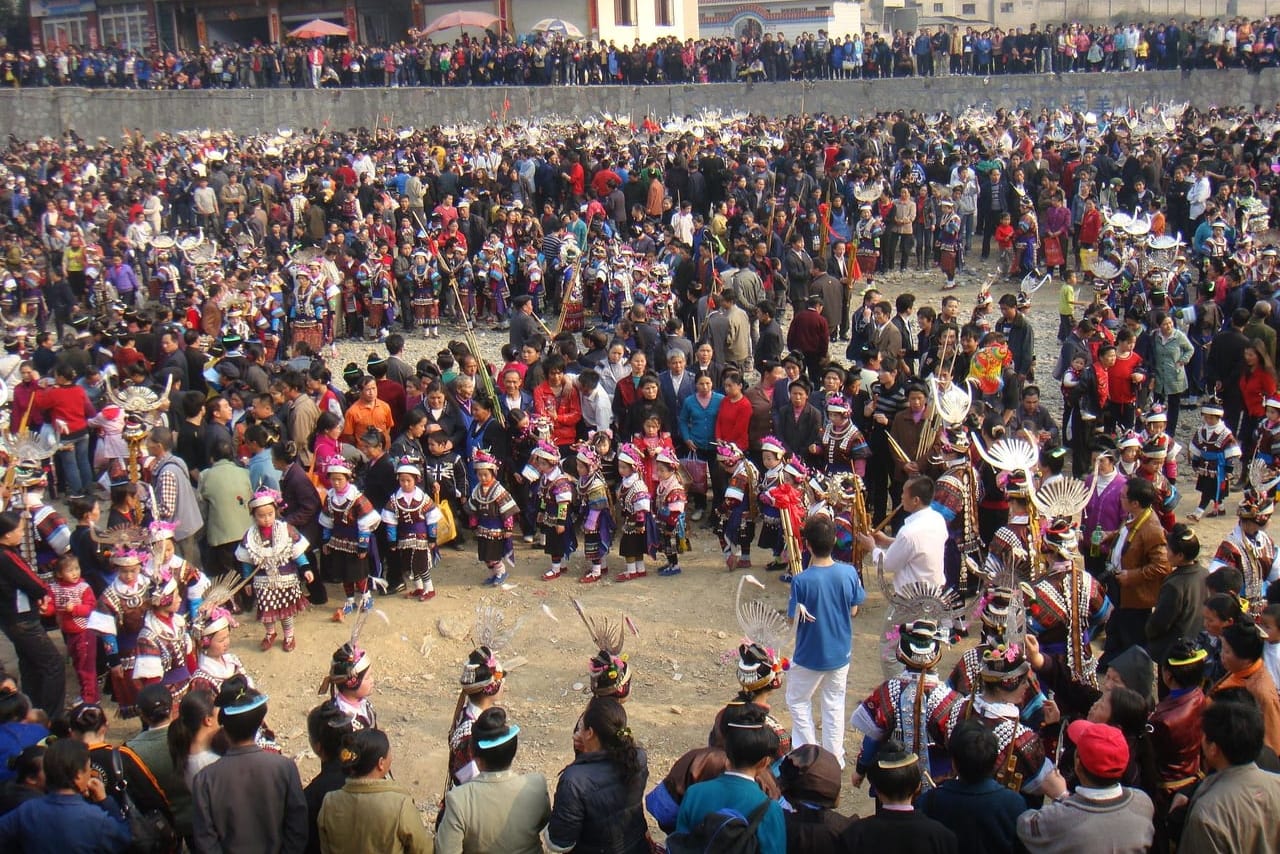 貴州　舟渓の芦笙祭り