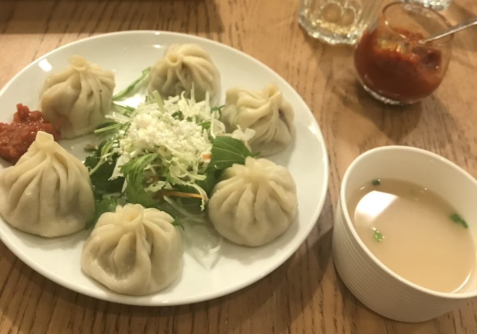 チベット料理レストラン　タシデレのモモ