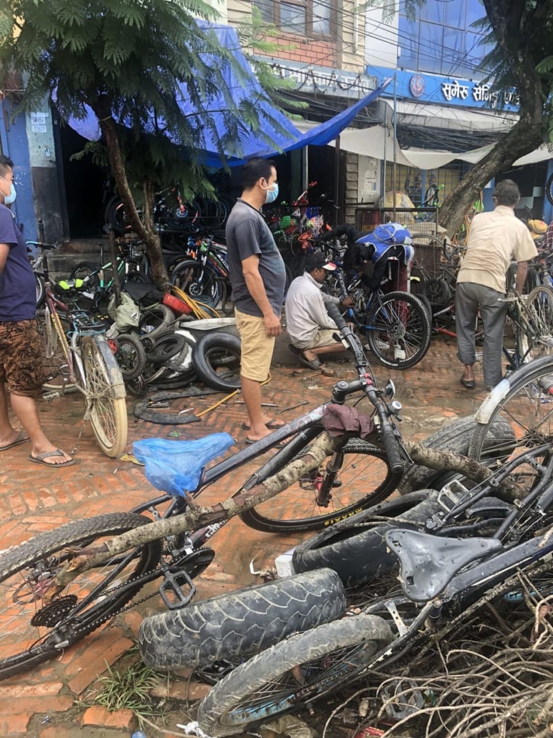 自転車屋さん