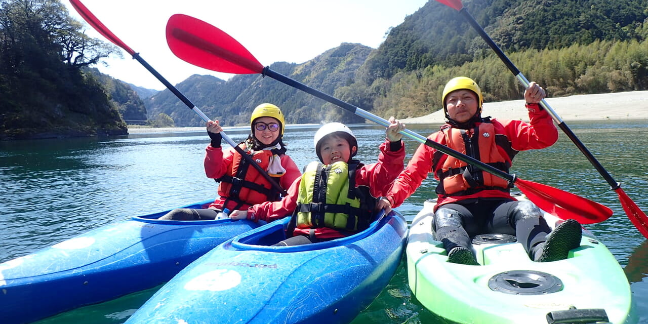 水質日本一の仁淀川でカヌーデビュー！