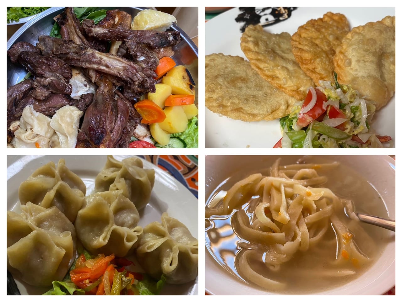 モンゴルの伝統料理・ホルホグ、ホーショール、ツォイワン、ゴリルタイシュル