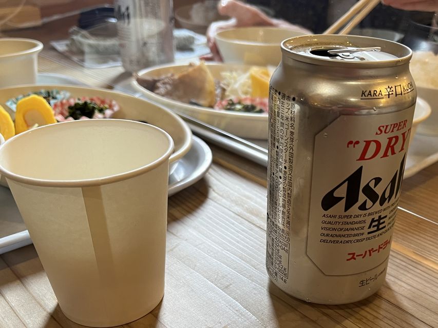 ビールもあります！（弥山小屋）