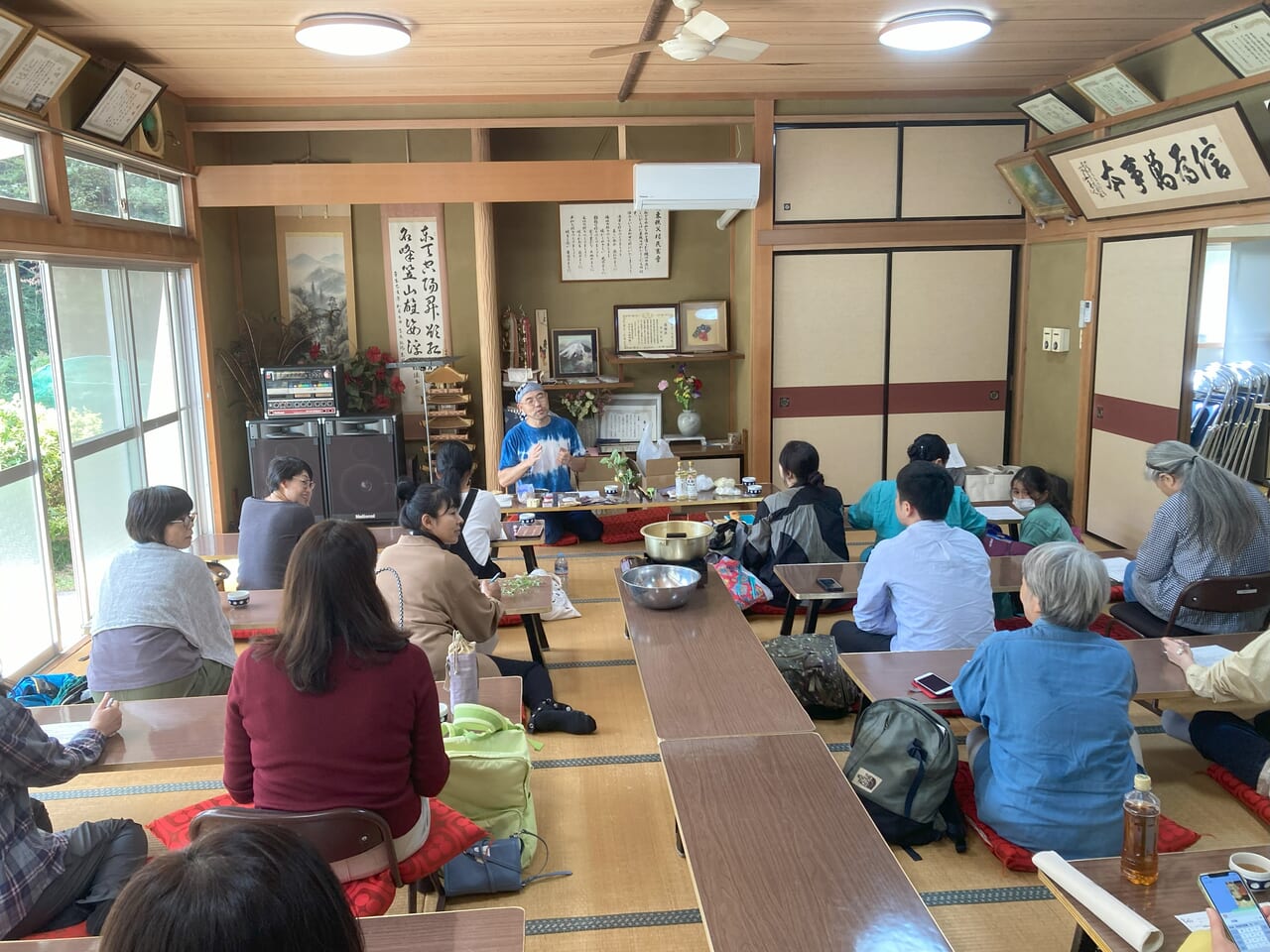 農村センターにて講座風景