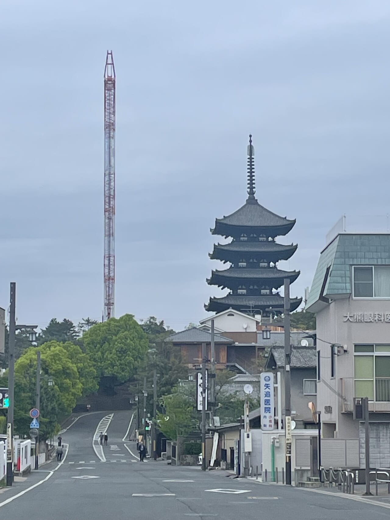 おまけ：現在興福寺・五重塔120年ぶりの修復工事中