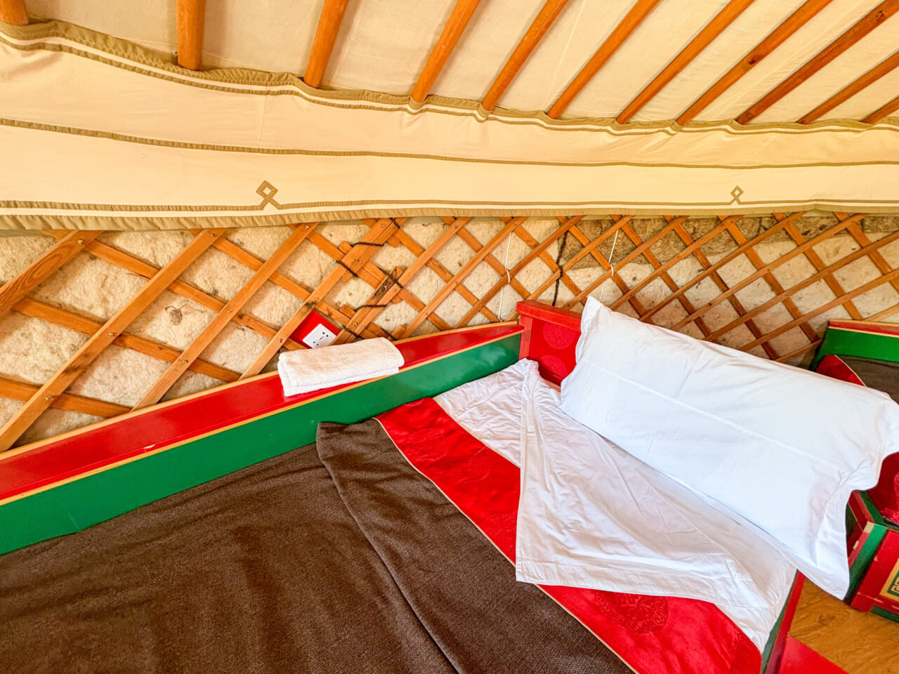 体調に合わせてキャンプで休むこともできます