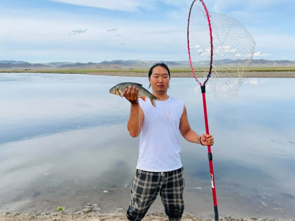 釣りもできます