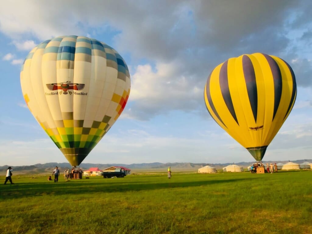 人数が多い時は2基同時フライト!