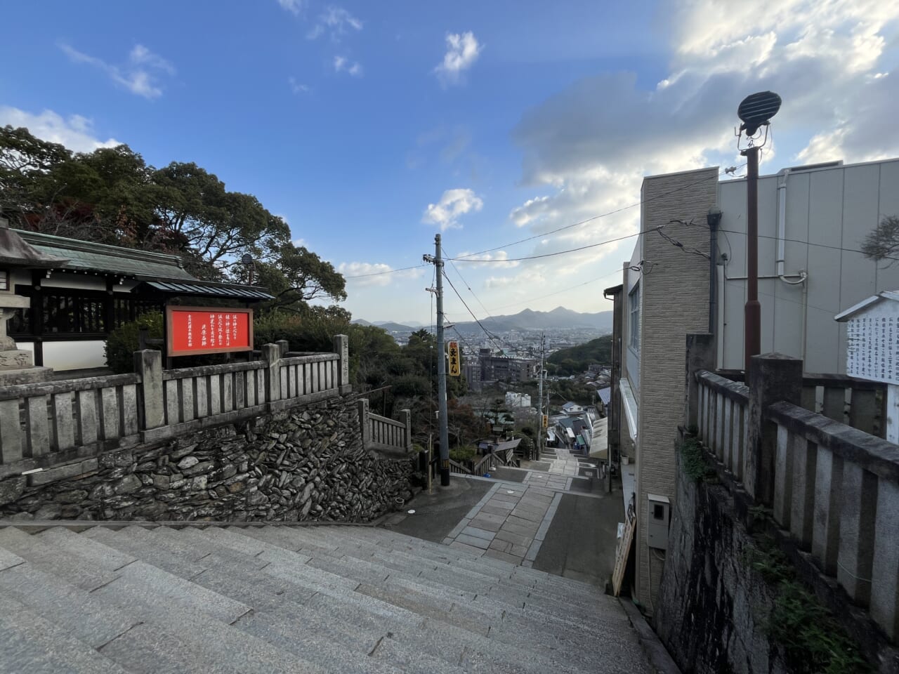 金毘羅宮参道の長い石段