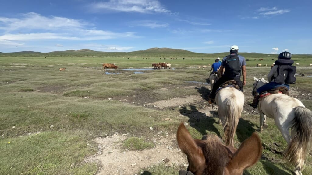 ここにはかつて、湖だったらしい