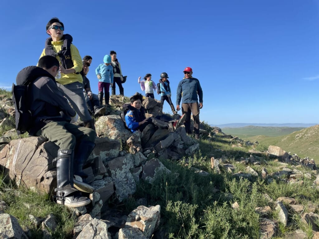 丘の上からの景色は最高！