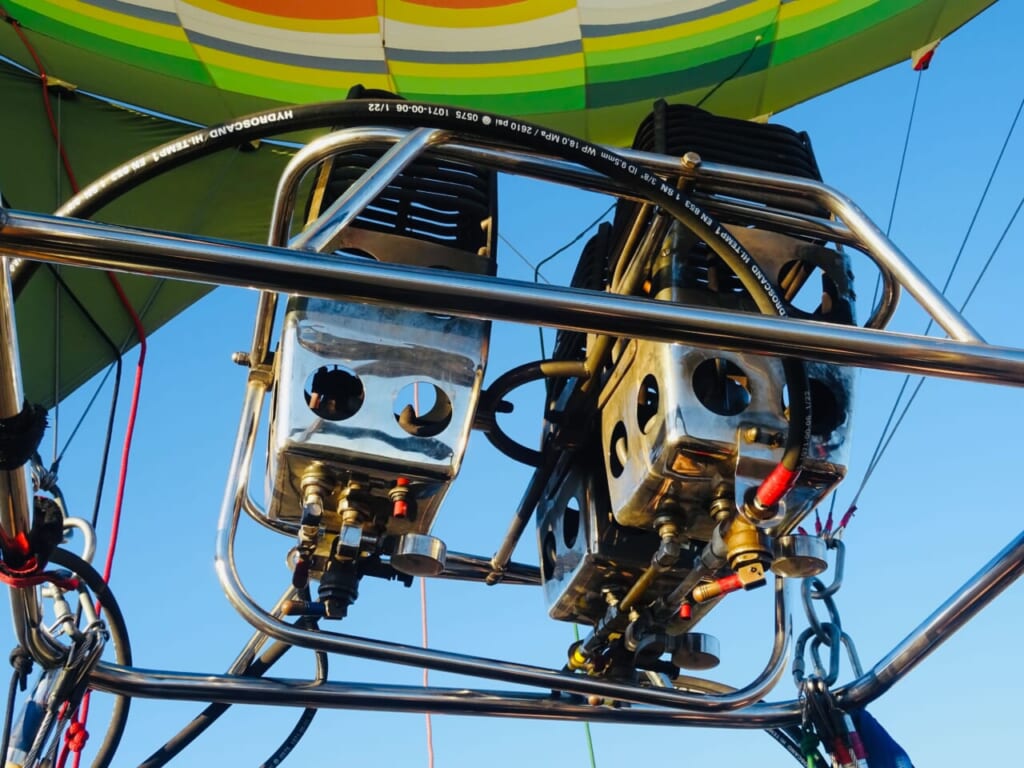 頼もしいバーナー!