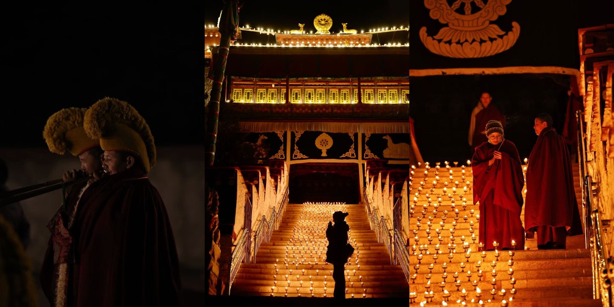 ガンデン・ンガチュの夜の尼寺