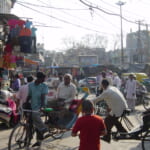 インドの街　デリー