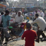 インドの街　デリー