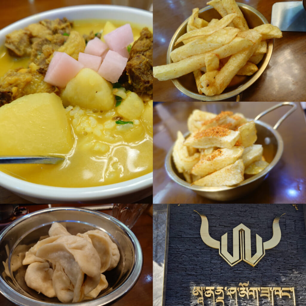 5日目昼食：ヤク肉が入ったチベットカレー