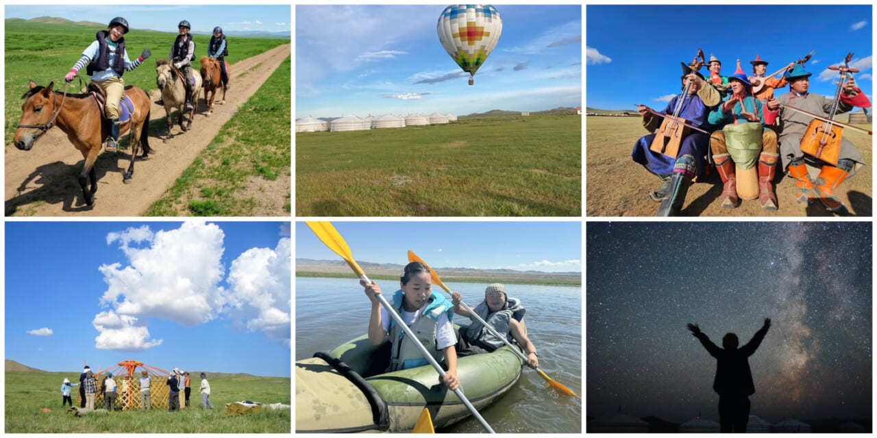 モンゴルは大自然を満喫するアクティビティが盛りだくさん