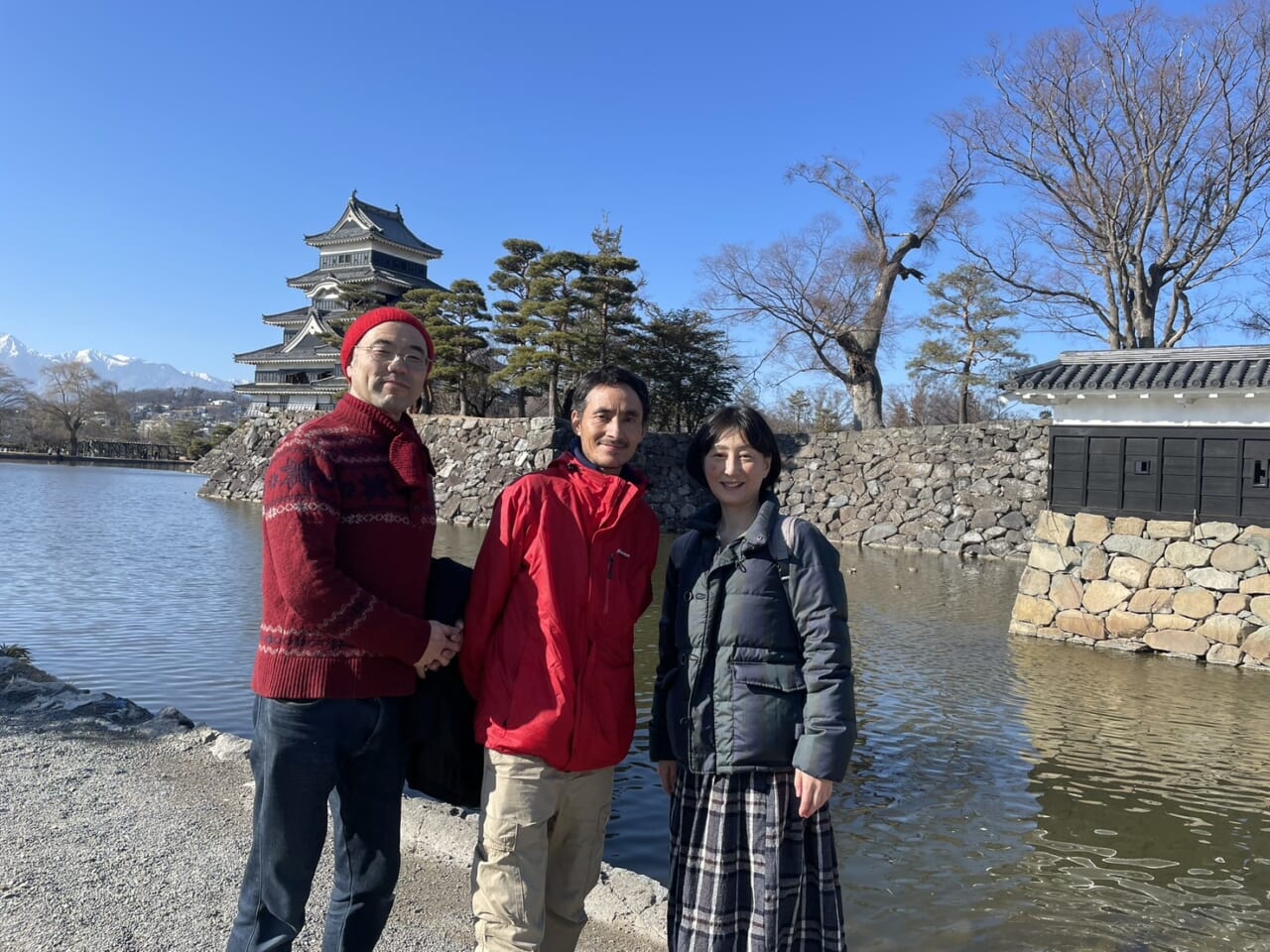 松本城　僕と妻とスタンジン 